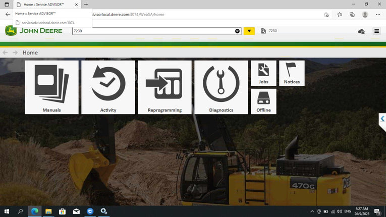 John Deere Service Advisor 5.4.44 Agriculture & Turf Equipment 09.2025