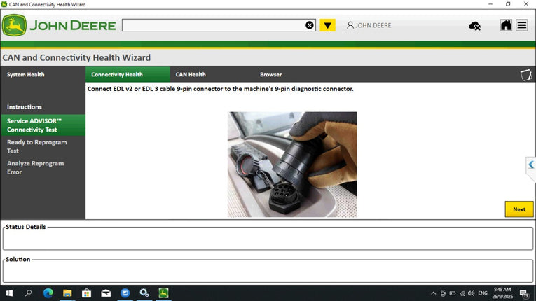John Deere Service Advisor 5.4.44 Agriculture & Turf Equipment 09.2025