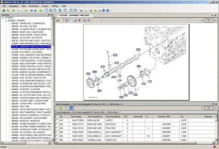 Kubota EPC Tractor, Construction, Power Products, Utility Vehicle, Turf ENGLISH – SPANISH Diezel365