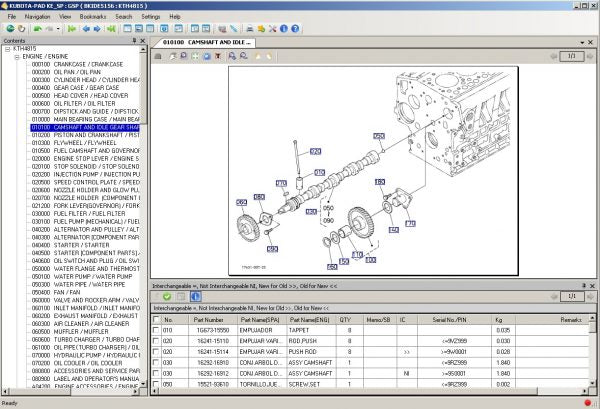 Kubota EPC Tractor, Construction, Power Products, Utility Vehicle, Turf ENGLISH – SPANISH