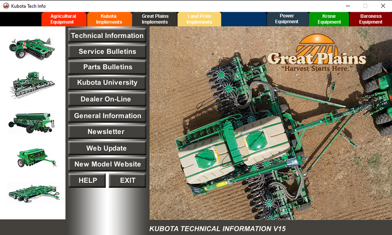 Kubota & Krone Agricultural Machinery Technical Information - Workshop Manual, Parts Manual, Service Information