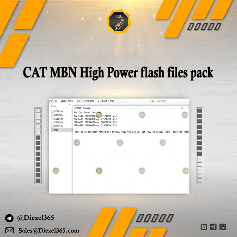 CAT MBN High Power flash files package