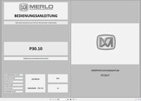 MERLO Machine Telehandlers PDF De_German Service Part Manual, Hydraulic & Electrical Diagram DVD Diezel365