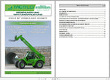 MERLO Telehandlers PDF 2022 German Language Service Part Manual, Hydraulic & Electrical Diagram DVD Diezel365