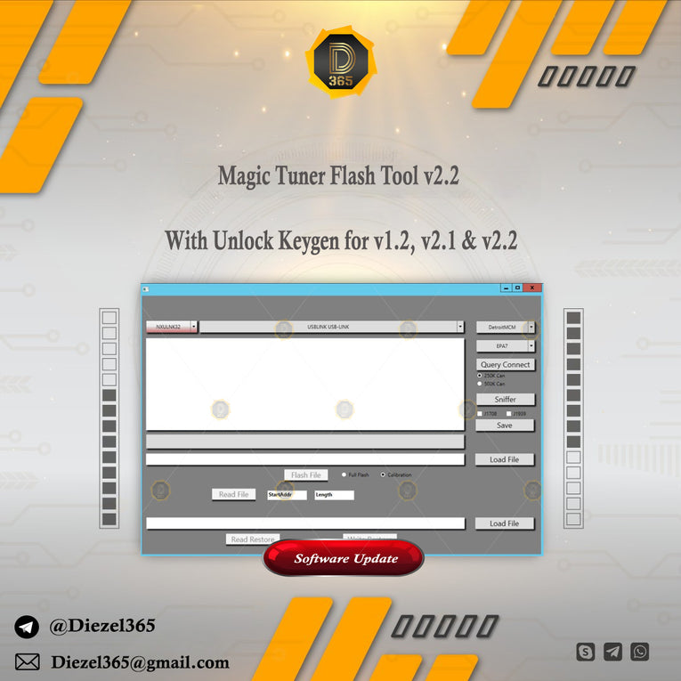 Magic Tuner Flash Tool v2.2 + Unlock Kg for v1.2, v2.1 & v2.2