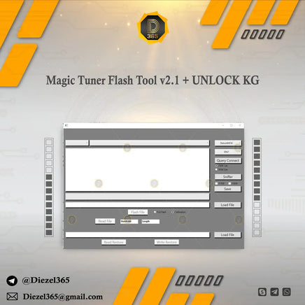 Magic Tuner Flash Tool v2.1 + UNLOCK KG Diezel365
