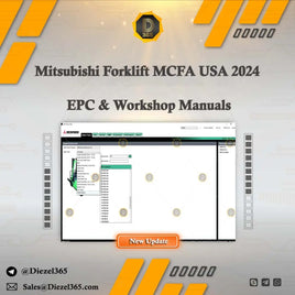 Mitsubishi Forklift MCFA USA 2024 EPC & Workshop Manuals Diezel365