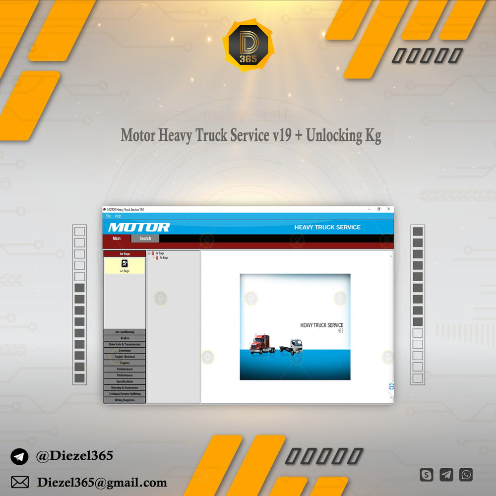 Motor Heavy Truck Service v19 2020 Technical Information System + Unlocking Kg