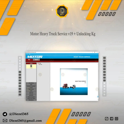Motor Heavy Truck Service v19 2020 Technical Information System + Unlocking Kg Diezel365