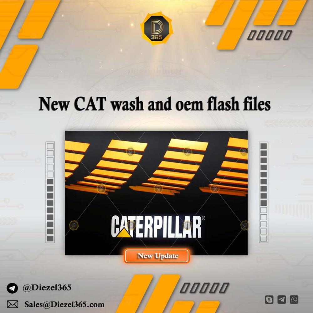 New CAT wash and oem flash files