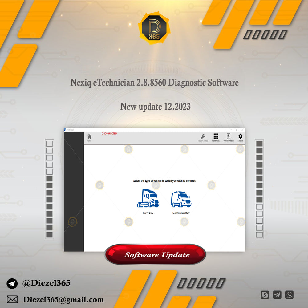 Nexiq eTechnician 2.8.8560 Diagnostic Software New update 12.2023