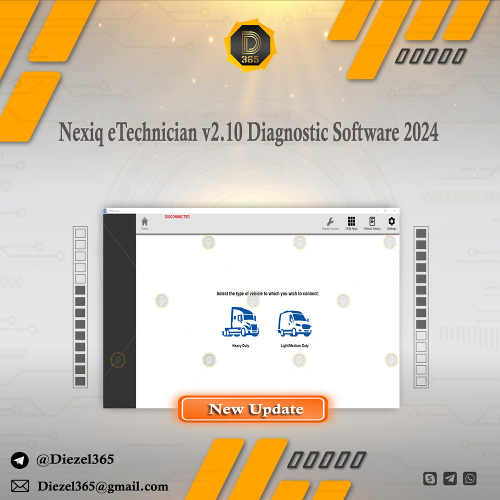 Nexiq eTechnician v2.10 Diagnostic Software 2024