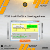 PCR2.1 and SIMOS8.x Unlocking software for tuning, edit maps, ecu Diezel365