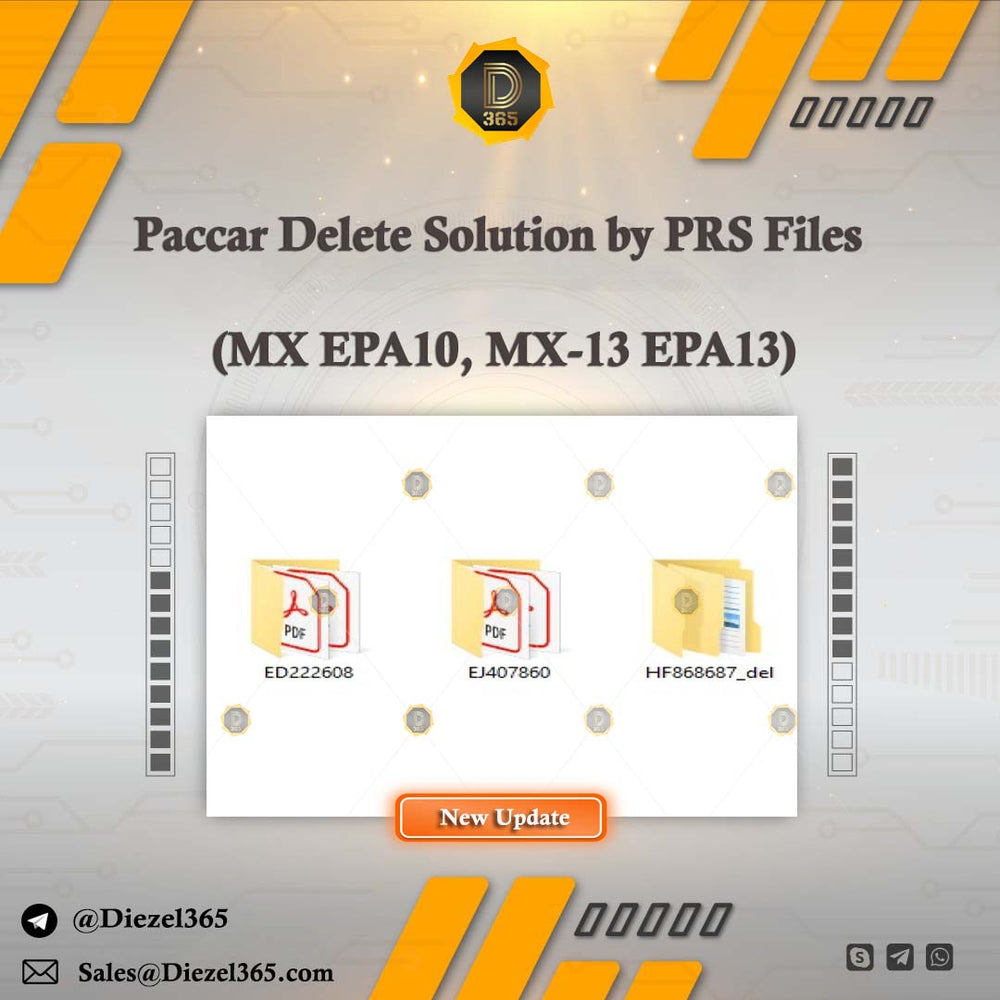 Paccar Delete Solution by PRS Files (MX EPA10, MX-13 EPA13)