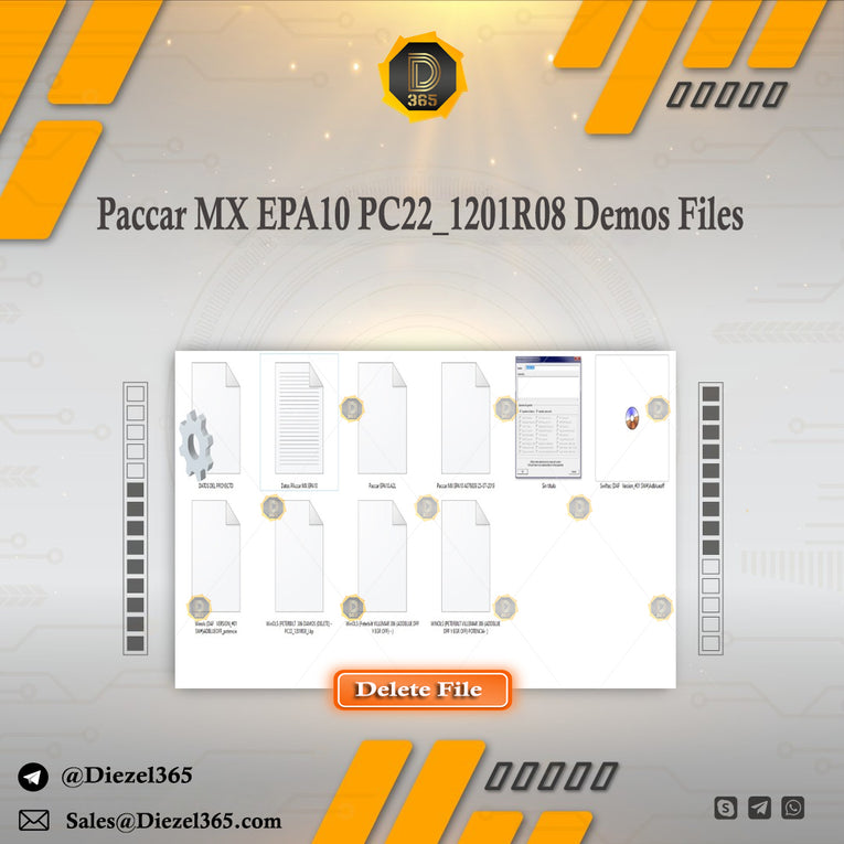 Paccar MX EPA10 PC22_1201R08 Demos Files