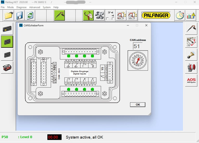 Paldiag.NET 2024.03 Palfinger Diagnostic Tool
