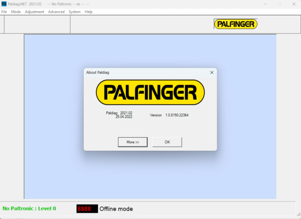Paldiag.NET 2024.03 Palfinger Diagnostic Tool