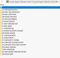 Chyrsler F.C.A Group Flash files collection 2000 - 2017 Diezel365