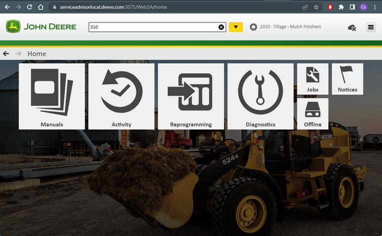 John Deere Service Advisor 5.4.44 Construction & Foresty Equipment 09.2025