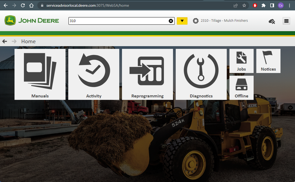 John Deere Service Advisor 5.3 Agriculture & Turf Equipment 2025 (ENG/SP)