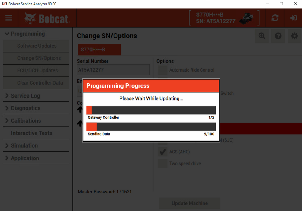 BOBCAT SERVICE ANALYZER 91.05