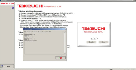 Takeuchi Diagmaster 4.1.0 Engine Service Tool Full Diezel365