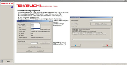 Takeuchi Diagmaster 4.1.0 Engine Service Tool Full Diezel365