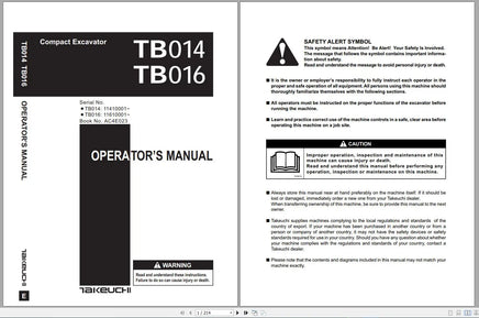 Takeuchi Full DVD 8,26GB Set Service Training, Service Manual, Operator, Part Manual Diezel365