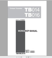 Takeuchi Full DVD 8,26GB Set Service Training, Service Manual, Operator, Part Manual Diezel365
