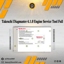 Takeuchi Diagmaster 4.1.0 Engine Service Tool Full Diezel365