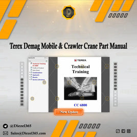 Terex Demag Mobile & Crawler Crane Part Manual and Service Manual PDF Diezel365