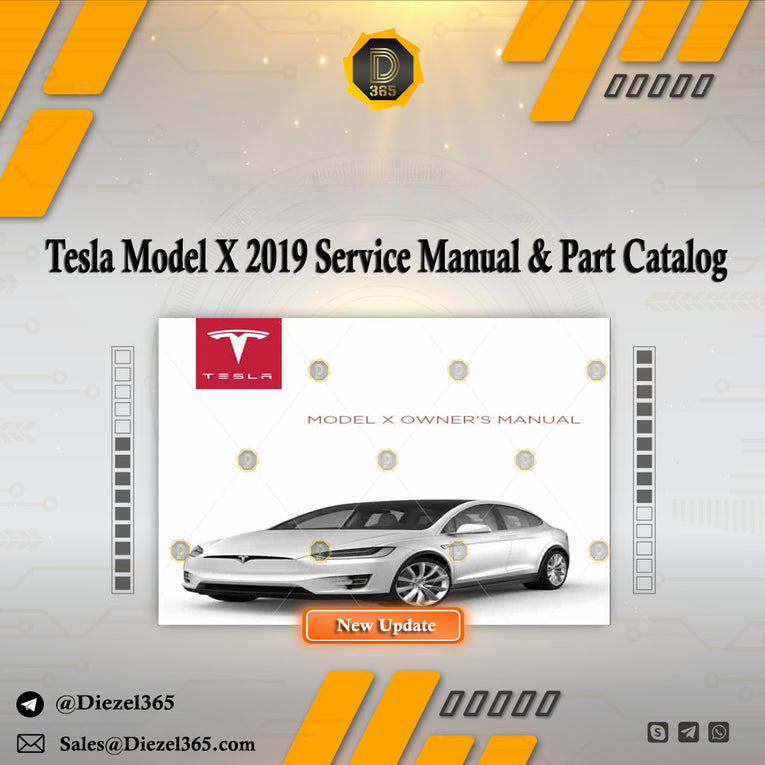 Tesla Model X 2015-2019 Service Manual & Part Catalog