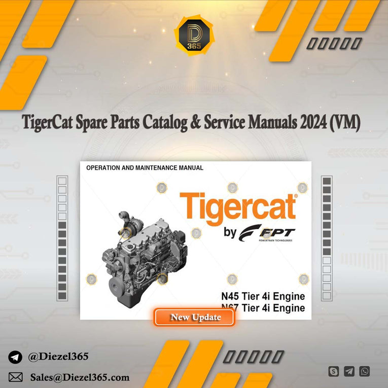 TigerCat Spare Parts Catalog & Service Manuals 2024 (VM)