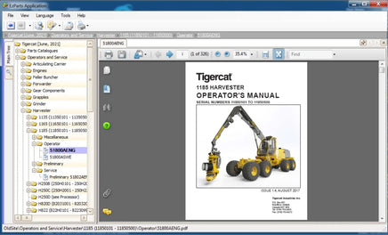 TigerCat Spare Parts Catalog, Service Manuals 06.2025 (VM) Diezel365