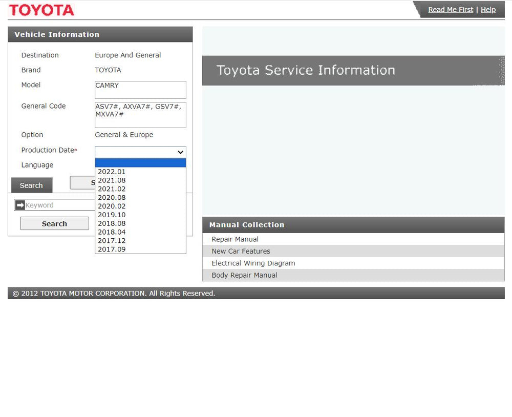 Toyota Wiring Diagrams Service Repair Manual Collection 63.4GB