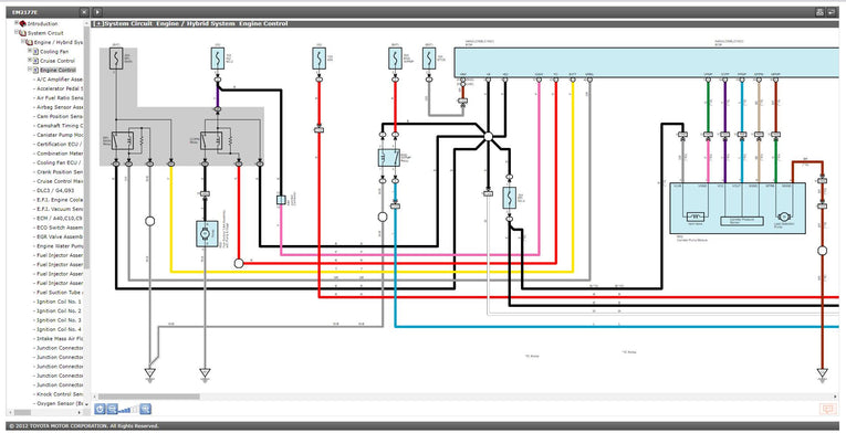 Toyota Wiring Diagrams Service Repair Manual Collection 63.4GB