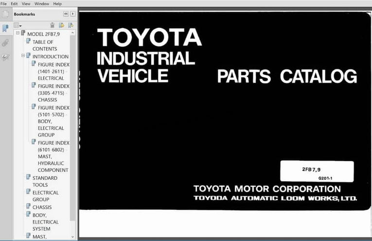 BT &amp; Toyota Forklift Spare Parts and Service Manuals PDF