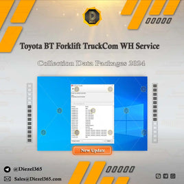 Toyota BT Forklift TruckCom WH Service 2024 Collection Data Packages Diezel365