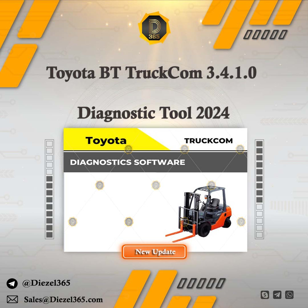 Toyota BT TruckCom 3.4.1.0 Diagnostic Tool 2024