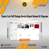 Toyota Cars Full Package Service Repair Manual & Diagrams Diezel365