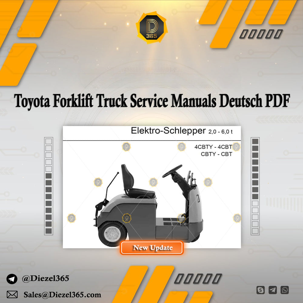 Toyota Forklift Truck Service Manuals PDF – Deutsch German