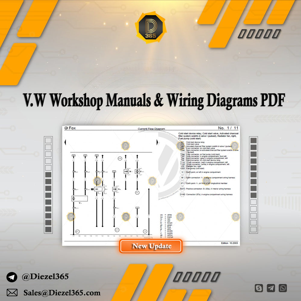 V.W Workshop Manuals & Wiring Diagrams PDF