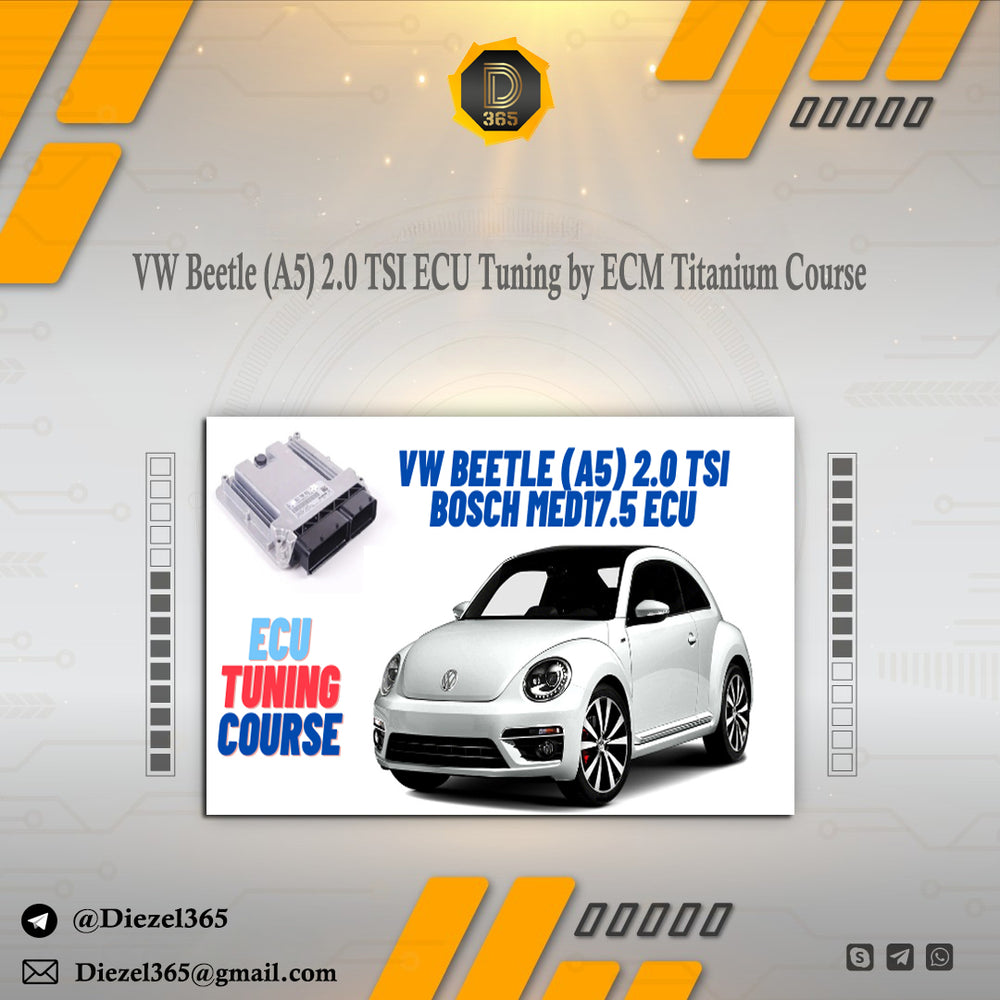 VW Beetle (A5) 2.0 TSI ECU Tuning by ECM Titanium Course