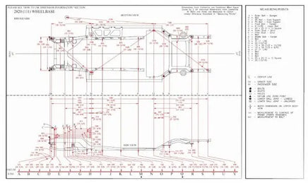 Mitchell CRS Vehicle Frame Dimensions 2008-2020 Diezel365