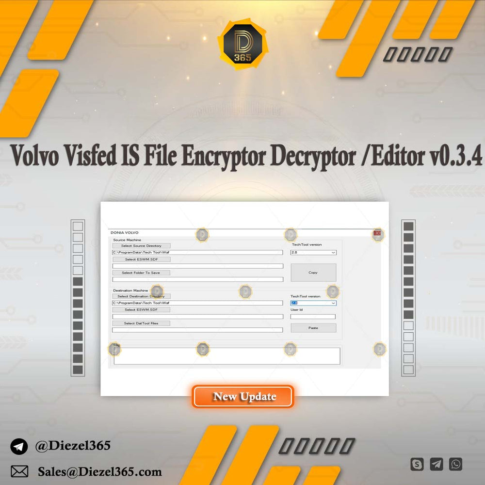 Volvo Visfed IS File Encryptor Decryptor – Editor v0.3.4 + Unlock Kg