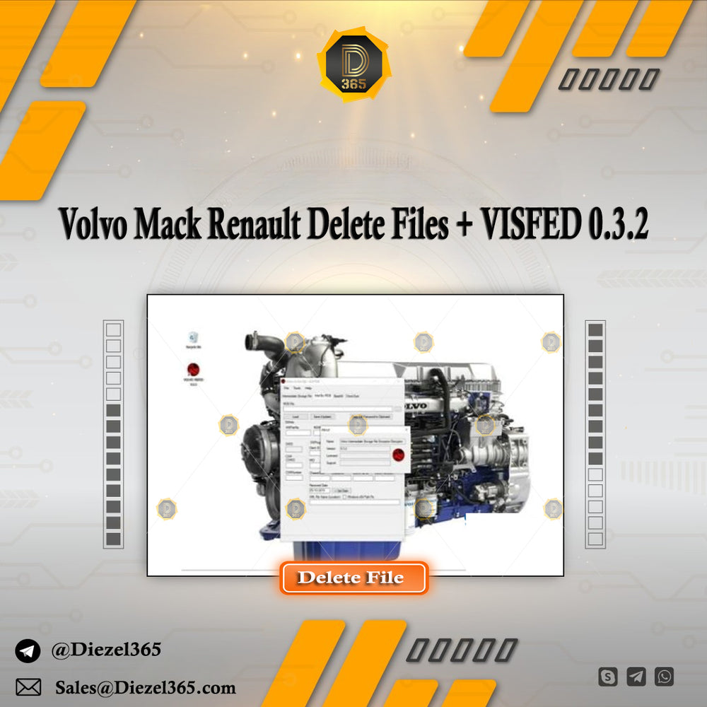 Volvo Mack Renault Delete Files + VISFED 0.3.2