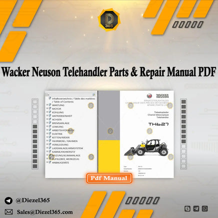 Wacker Neuson Telehandler Parts &amp; Repair Manual PDF Diezel365