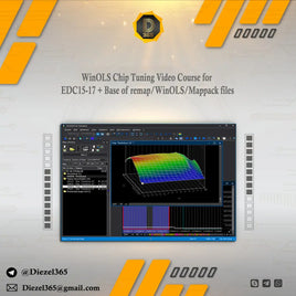 WinOLS Chip Tuning Video Course for EDC15-17 + base of remap/WinOLS/Mappack files Diezel365