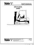 Yale Spare Parts Manual Forklift 1.82GB Collection PDF Diezel365
