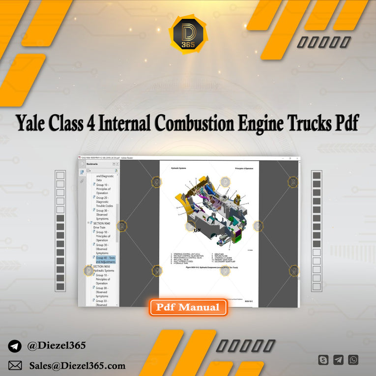 Yale Forklift Class 4 Internal Combustion Engine Trucks Service Manuals PDF